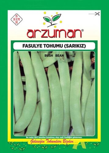 Kevser Sarıkız Oturak Fasulye Tohumu 50 Gr - 1
