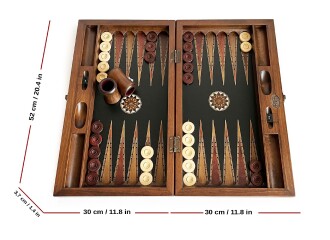 King Tavla Geniş Siyah - 4