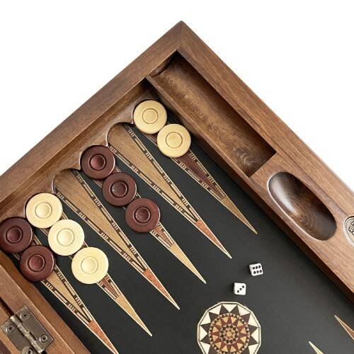 King Tavla Geniş Siyah - 6