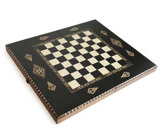 King Tavla Geniş Siyah - 10