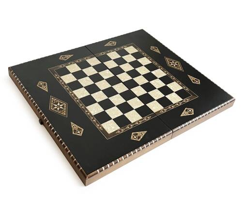 King Tavla Geniş Siyah - 10