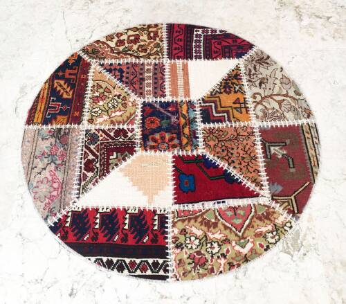 Kırkyama El Dokuma Halı 100cm XHE0047 - 2