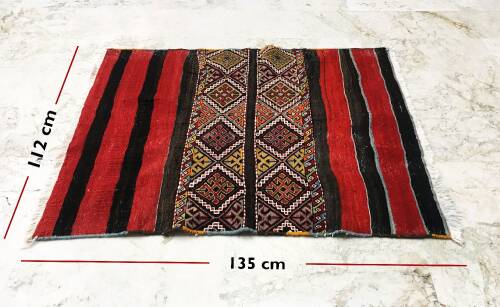 Konya Sumak Kilim Kök Boyalı 135 x 112 cm - 3