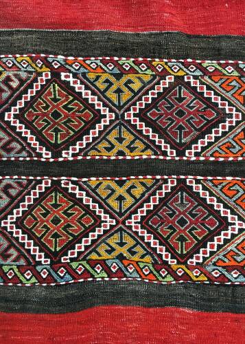 Konya Sumak Kilim Kök Boyalı 135 x 112 cm - 6