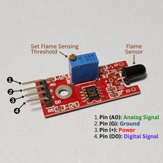 KY-026 Infrared Alev Algılama Sensörü - 5