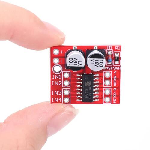 L298N Mini 2 Yönlü Motor Sürücü İleri ve Geri PWM Hız Regülatörü Dual H-Bridge Stepper Motor