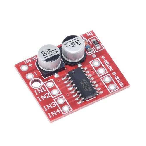 L298N Mini 2 Yönlü Motor Sürücü İleri ve Geri PWM Hız Regülatörü Dual H-Bridge Stepper Motor - 1