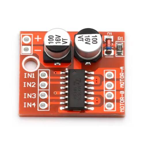 L298N Mini 2 Yönlü Motor Sürücü İleri ve Geri PWM Hız Regülatörü Dual H-Bridge Stepper Motor - 7