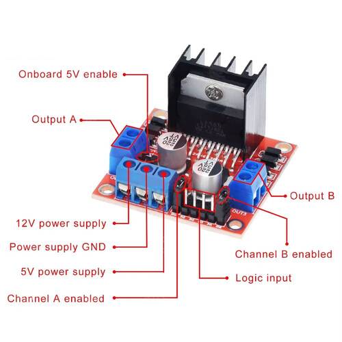 L298N Motor Sürücü Kartı
