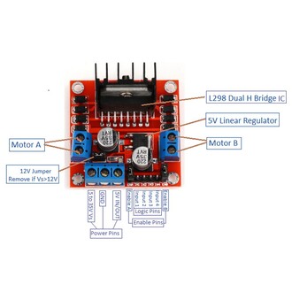 L298N Motor Sürücü Kartı - Thumbnail