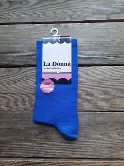 La Donna Bayan Çorap Uzun 36-40 Mavi - Thumbnail