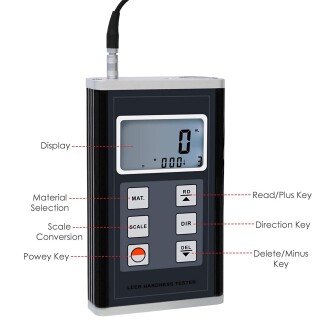 LANDTEK Leeb Sertlik Ölçer Hardness Tester HM-6580 360 Derece - 4
