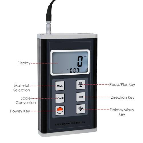 LANDTEK Leeb Sertlik Ölçer Hardness Tester HM-6580 360 Derece - 4