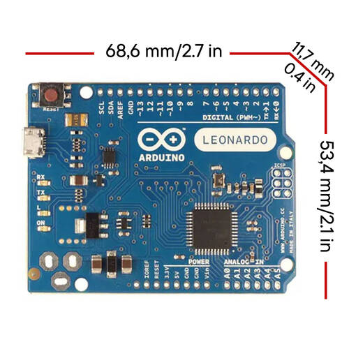 Leonardo R3 ATMEGA32U4 Mikrodenetleyici