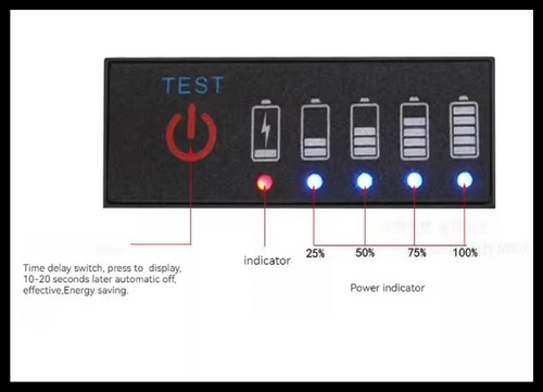 6S Lityum Pil Akü Seviye Kapasite Göstergesi 72V Ternary Lithium