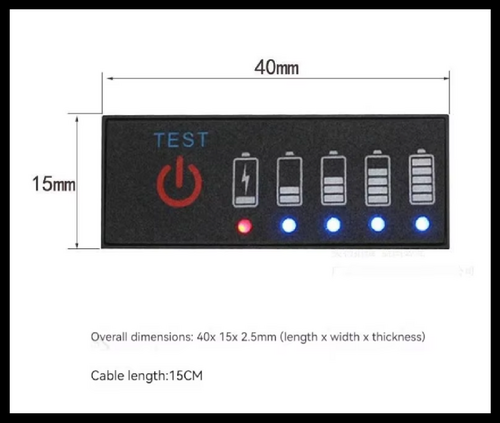6S Lityum Pil Akü Seviye Kapasite Göstergesi 72V Ternary Lithium