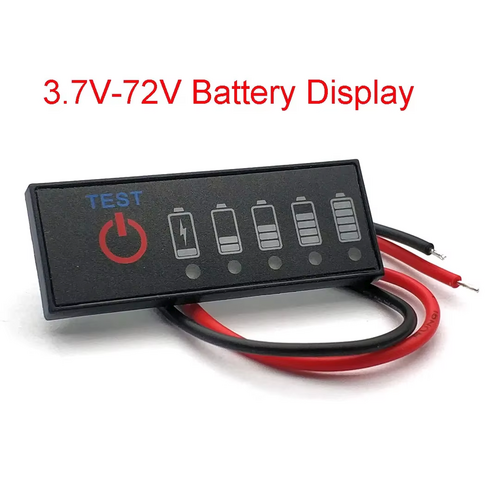 6S Lityum Pil Akü Seviye Kapasite Göstergesi 72V Ternary Lithium