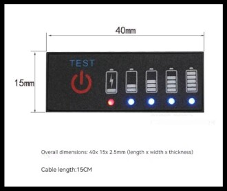 6S Lityum Pil Akü Seviye Kapasite Göstergesi 72V Ternary Lithium - 4