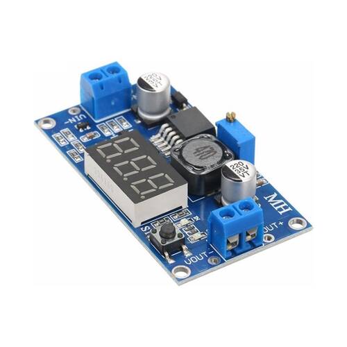 LM2596 DC-DC Ayarlanabilir Step-Down Modül Dijital Voltmetre Göstergeli