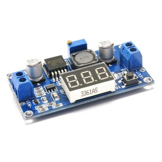 LM2596 DC-DC Ayarlanabilir Step-Down Modül Dijital Voltmetre Göstergeli 