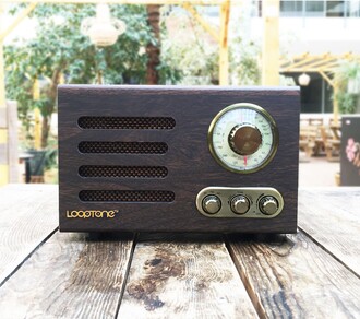 Looptone DSY-HR08 Retro Radyo Ceviz - Thumbnail