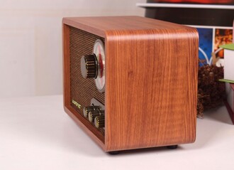 Looptone Retro Radio DSY-R08 Walnut - 5
