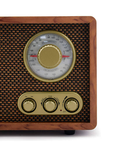 Looptone Retro Radio DSY-R08 Walnut - 9