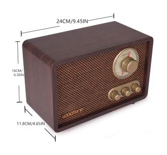 Looptone DSY-R08 Retro Radyo Espresso - 4