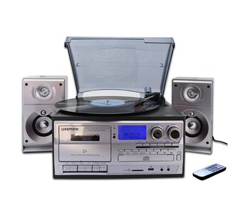 Looptone TR-18CD Hepsi Bir Arada Hoparlörlü Pikap Kasetçalar MP3 CD Çalar - Thumbnail