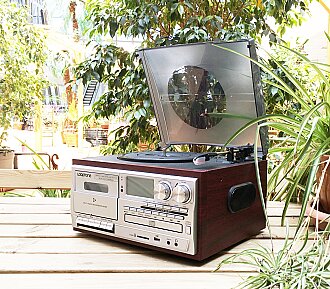 Looptone TR-18CD Hepsi Bir Arada Pikap Kasetçalar MP3 CD Çalar - DEFOLU - 8