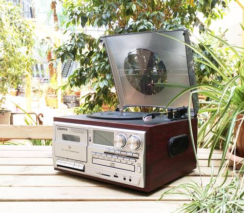 Looptone TR-18CD Hepsi Bir Arada Pikap Kasetçalar MP3 CD Çalar-DEFOLU