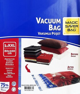 Magic Saver Bag Vakumlu Hurç Torba Naylon Poşet - Thumbnail