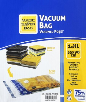Magic Saver Bag Vakumlu Hurç Torba Naylon Poşet - 2