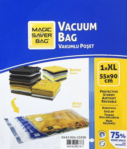 Magic Saver Bag Vakumlu Hurç Torba Naylon Poşet - 2