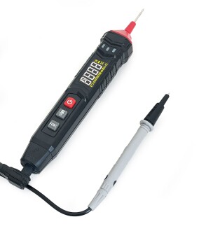 Mayilon HT121 Kalem Tip Akıllı Multimetre Işıklı ve Sesli Alarm Fenerli 