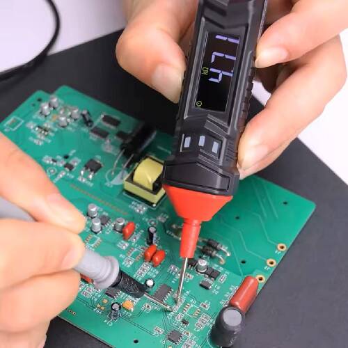 Mayilon HT121 Kalem Tip Akıllı Multimetre Işıklı ve Sesli Alarm Fenerli - 3