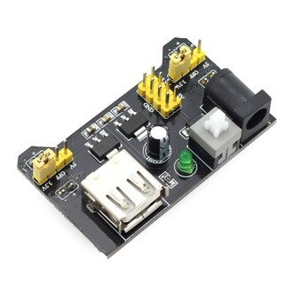 Aek-Tech - MB-102 Breadboard Güç Kaynağı Modülü Dual 5V/3.3V Output DC Voltaj Regülatörü
