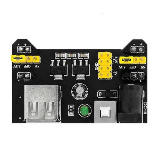 MB-102 Breadboard Güç Kaynağı Modülü Dual 5V/3.3V Output DC Voltaj Regülatörü