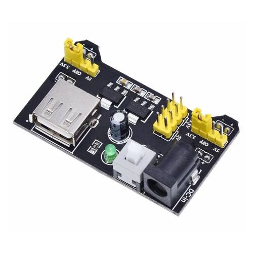 MB-102 Breadboard Güç Kaynağı Modülü Dual 5V/3.3V Output DC Voltaj Regülatörü