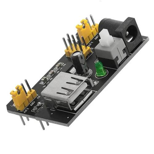 MB-102 Breadboard Güç Kaynağı Modülü Dual 5V/3.3V Output DC Voltaj Regülatörü