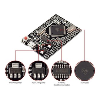 Mega2560 Pro ATmega2560-16AU USB CH340G Arduino - Thumbnail