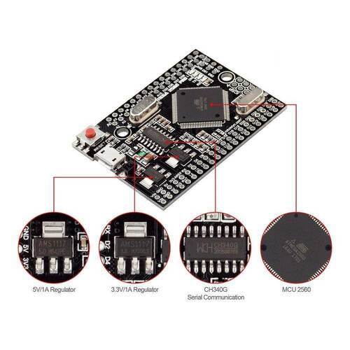 Mega2560 Pro ATmega2560-16AU USB CH340G Arduino