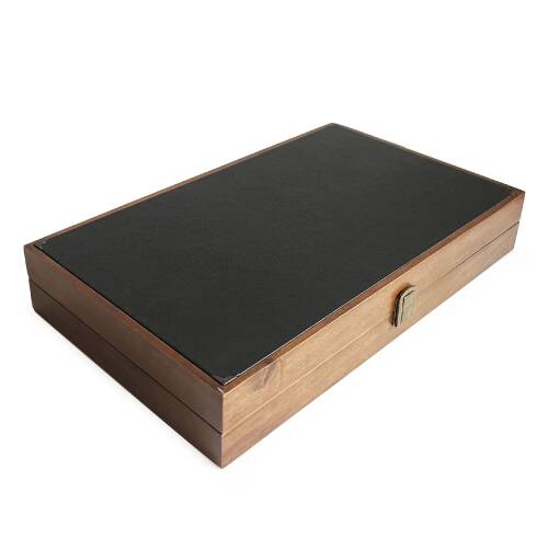 Meta Blue Numeratörlü Masif Ahşap Tavla Mavi - 2