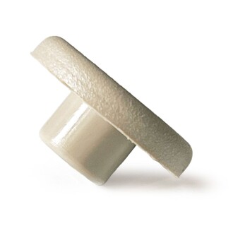 Mezmob 20MM Mobilya Ayağı 12 ADET Koruyucu Pabuç Baza Dübeli Sert Plastik Poligrit Bej - 4