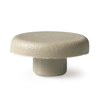 Mezmob 20MM Mobilya Ayağı 12 ADET Koruyucu Pabuç Baza Dübeli Sert Plastik Poligrit Bej - 5