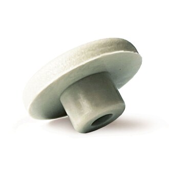 Mezmob 20MM Mobilya Ayağı 12 ADET Koruyucu Pabuç Baza Dübeli Sert Plastik Poligrit Bej - 8