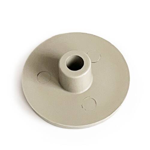 Mezmob 30MM Mobilya Ayağı 12 ADET Koruyucu Pabuç Baza Dübeli Sert Plastik Poligrit Bej - 7