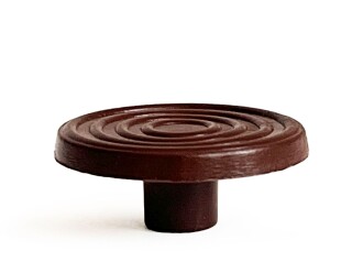 Mezmob 30MM Mobilya Ayağı 12 ADET Koruyucu Pabuç Baza Dübeli Sert Plastik Poligrit Kahverengi - 3