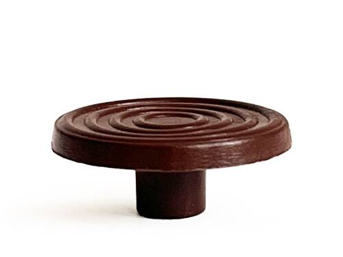 Mezmob 30MM Mobilya Ayağı 12 ADET Koruyucu Pabuç Baza Dübeli Sert Plastik Poligrit Kahverengi - 3