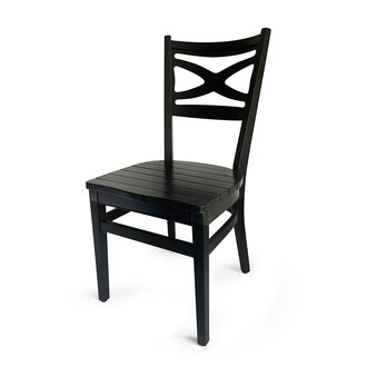 Mezmob - Mezmob Masif Ahşap Mutfak Sandalyesi Siyah